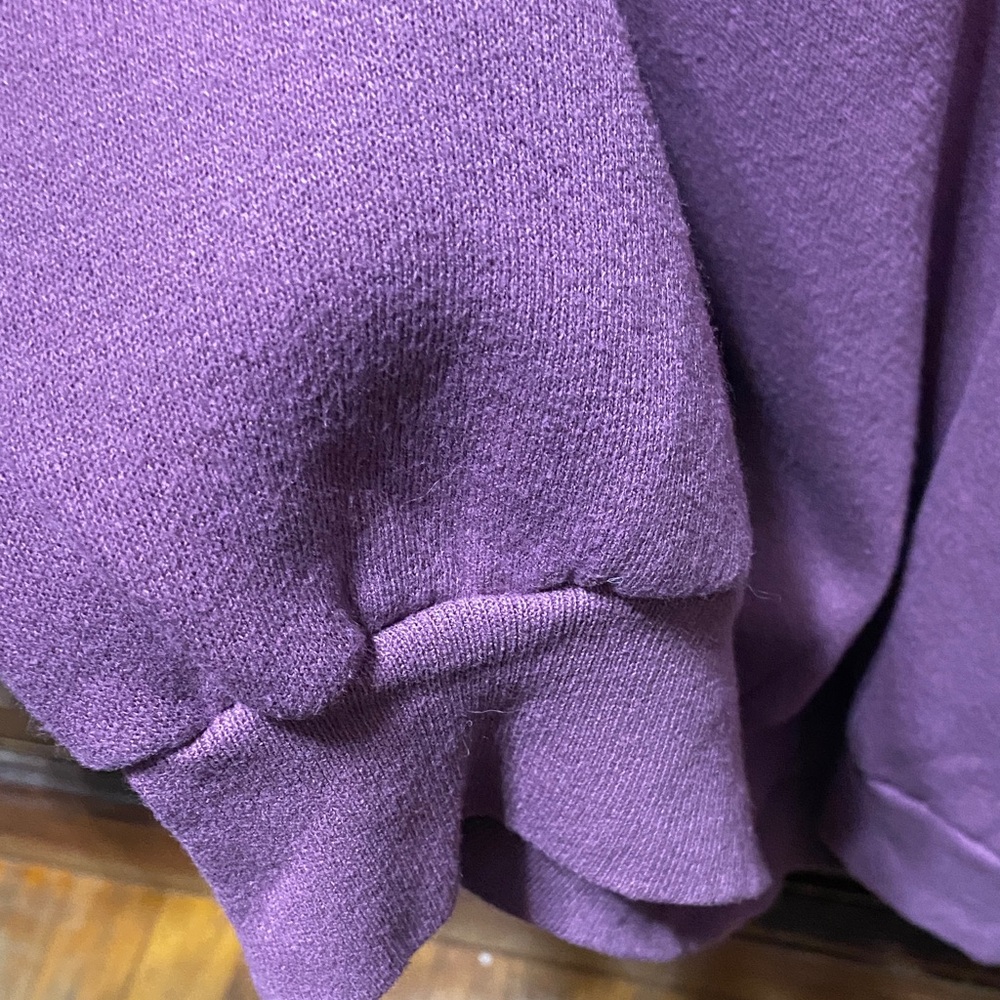 Gopher sport vintage plus size 3X Purple Sweatshirt with Cat Embroidery - Picture 12 of 16